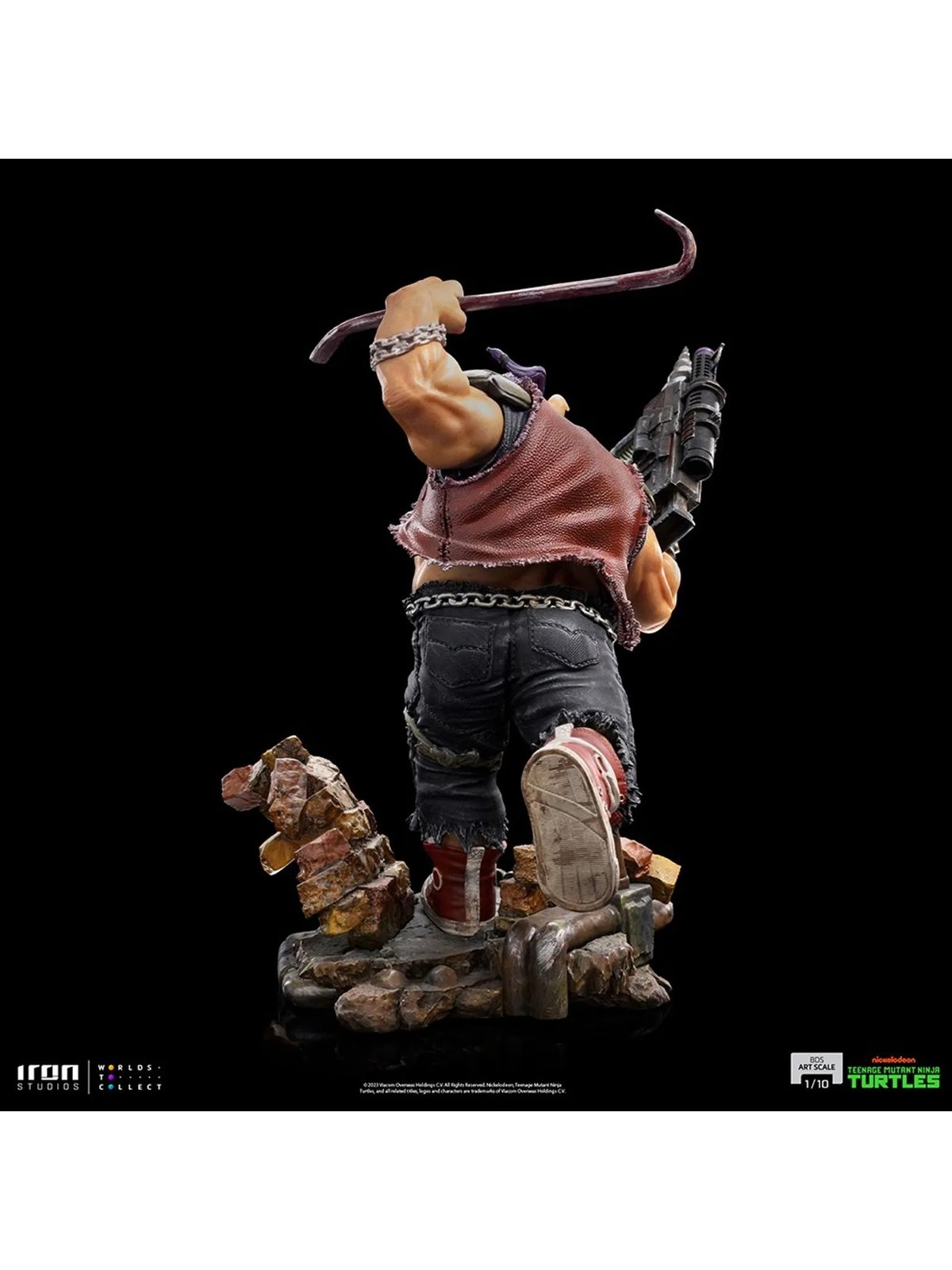 TMNT Iron ビバップ 1/10 スタチュー フィギュア Bebop - Teenage Mutant Ninja Turtles - BDS Art Scale 1/10