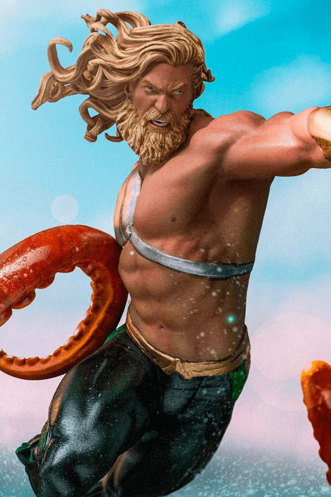 Buy DC COMICS - AQUAMAN DELUXE ART SCALE 1/10 STATUE BY IRON